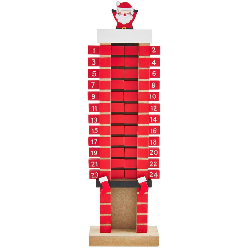 Santa Chimney Advent Calendar