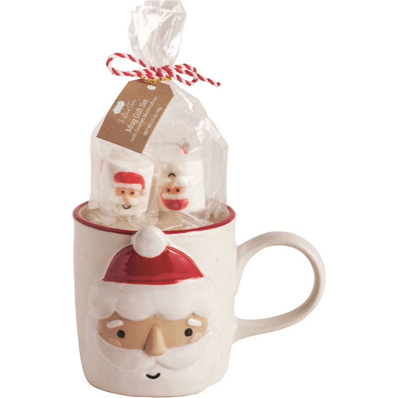 Santa Mug and Marshmallow Set