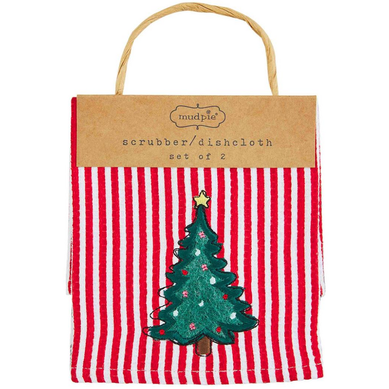 Santa Scrub Cloth Set