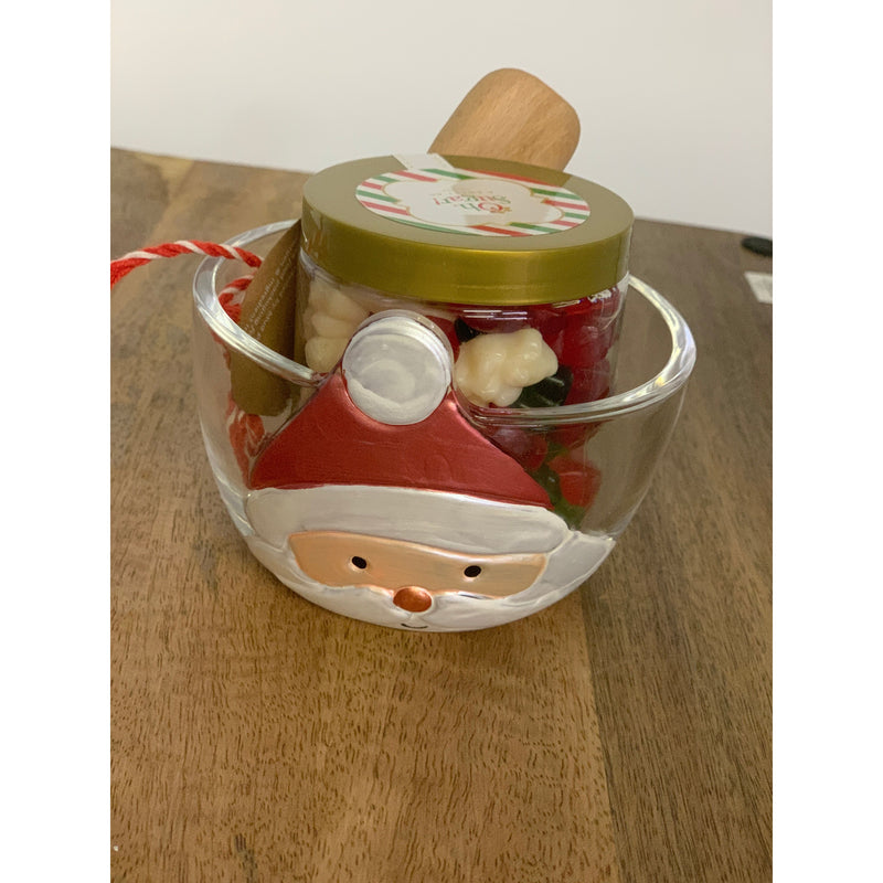 Santa Candy Bowl Gift Set