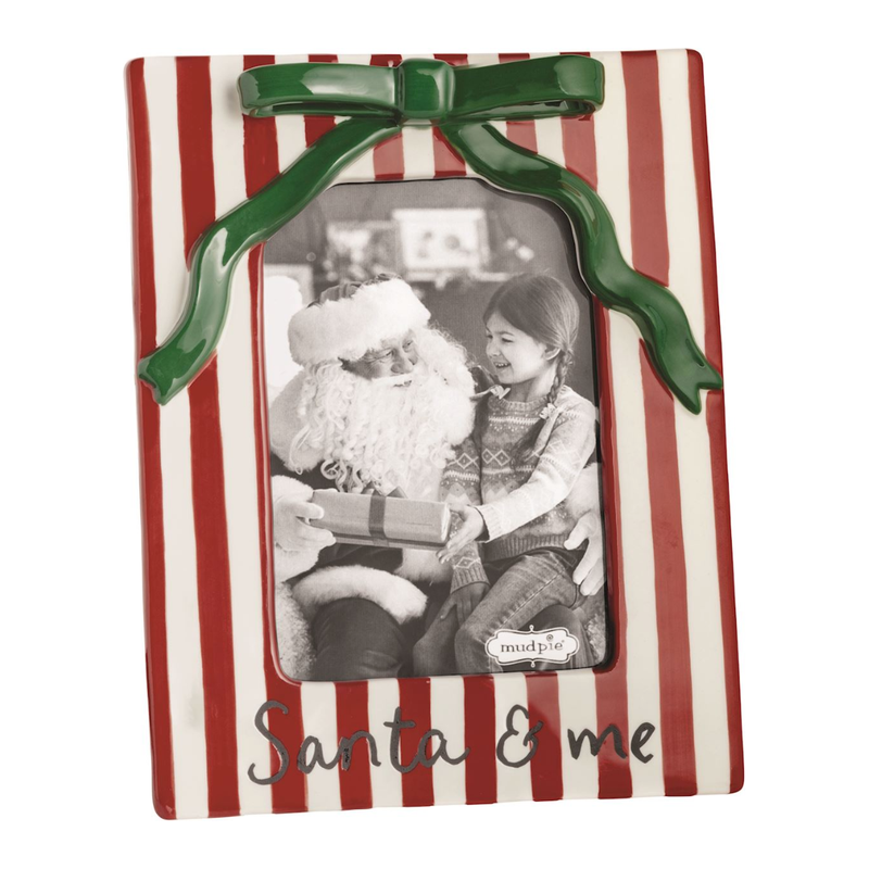 Santa & Me Wood Bow Frame