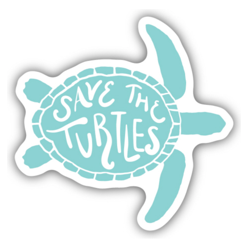 Save the Turtles Sticker