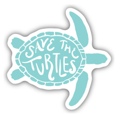 Save the Turtles Sticker