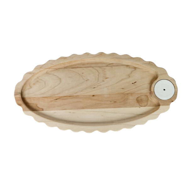 Nora Fleming Scalloped Maple Tray Limited Edition