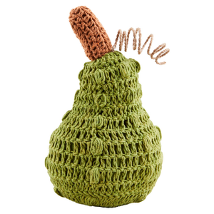 Small Crochet Green Gourd.