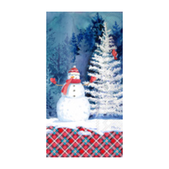 Frosted Snowman Guest Towels 