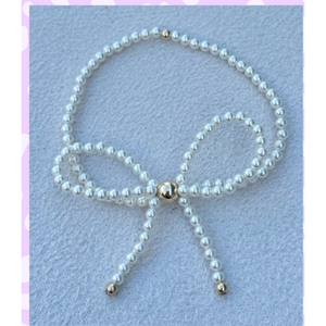 Pearl Bow Bracelet