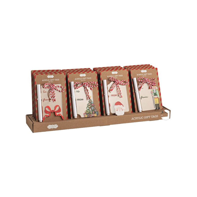 Christmas Acrylic Gift Tag Sets
