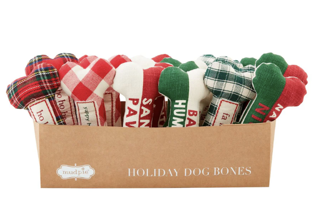 Christmas Dog Bone Toy
