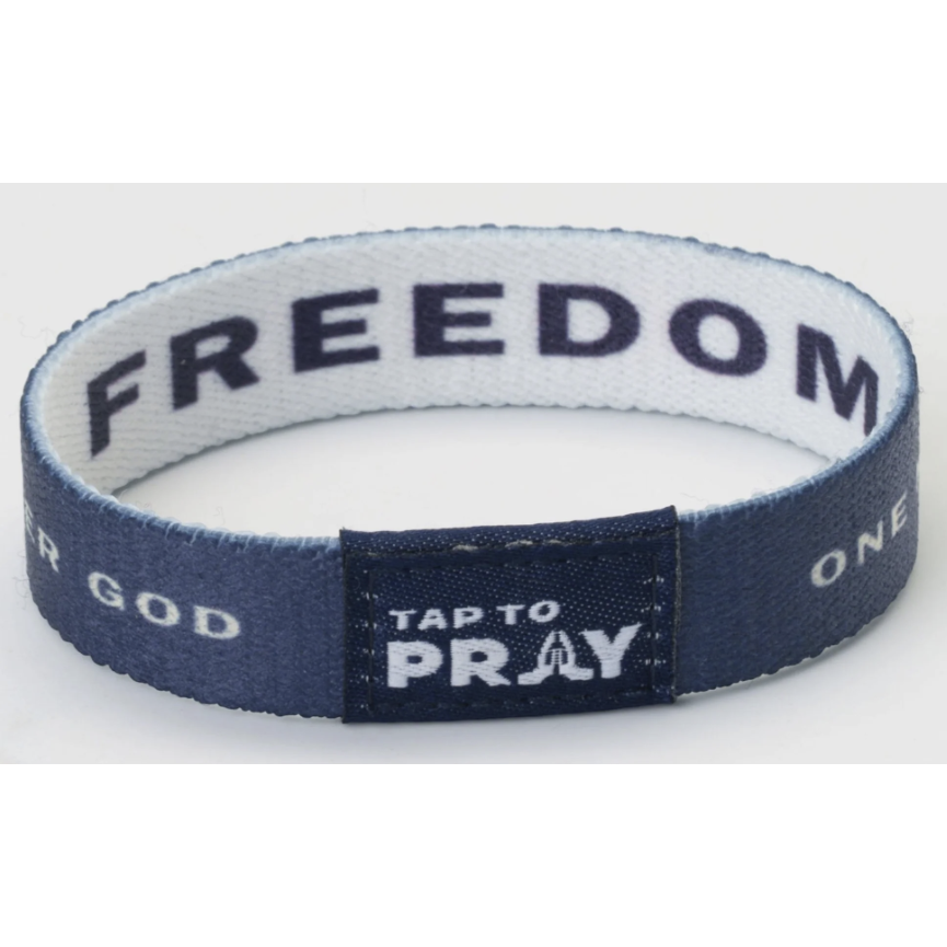 Tap to Pray Wristband-Freedom
