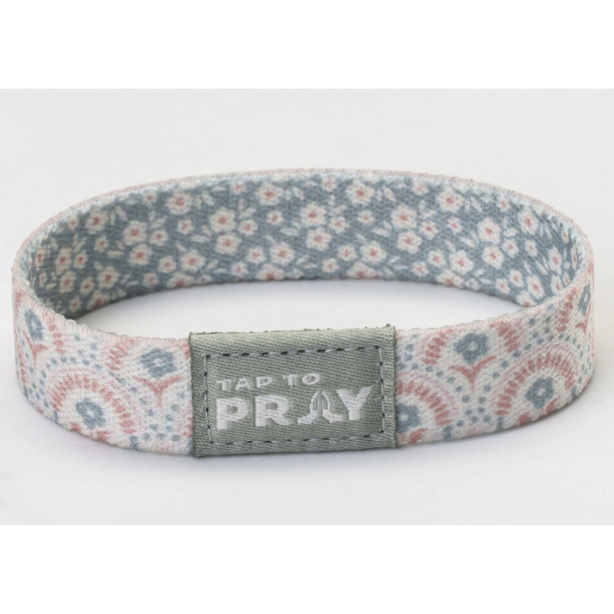 Tap to Pray Wristband-Boho Bouquet