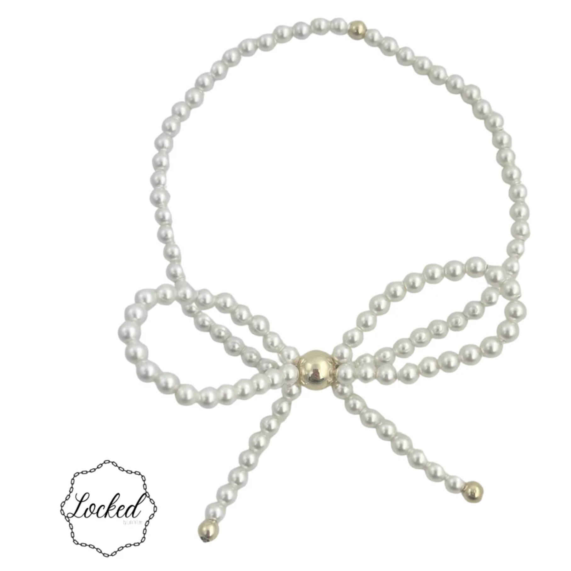 Pearl Bow Bracelet
