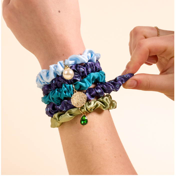 Scrunchie Charm Set-Endless Daydream Navy