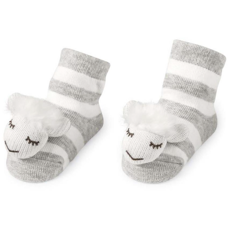 Sheep Rattle Toe Socks