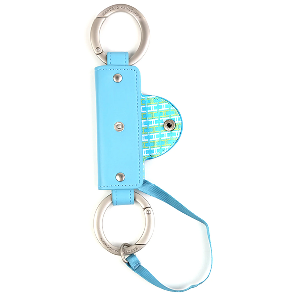 Sky Blue Handbag Handcuff Open