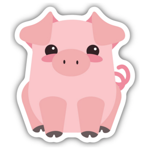 Small Pig Sticker