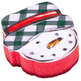 Snowman Christmas sponge