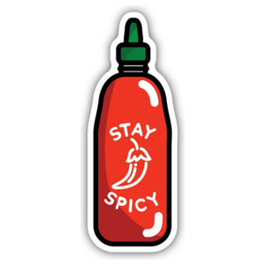 Spicy Sauce Bottle Sticker