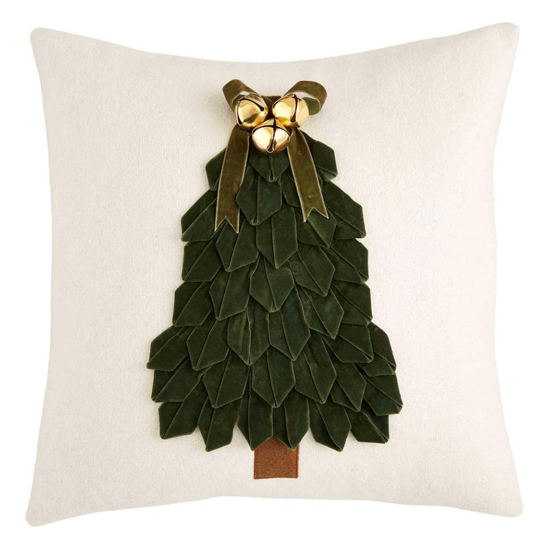 Square Ribbon Tree Pillow