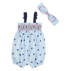 Star Romper and Headband Set