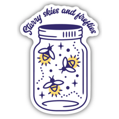 Starry Skies and Fireflies Sticker