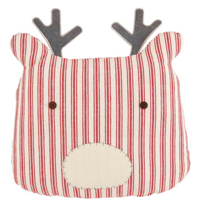 Stripe Reindeer Pillow
