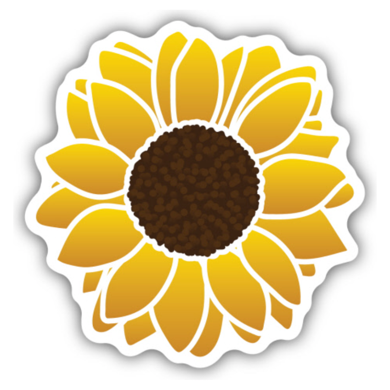 Sunflower Sticker