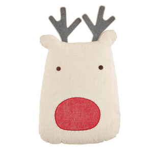 Tan Reindeer Pillow