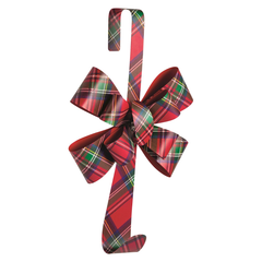 Tartan Bow Wreath Hanger