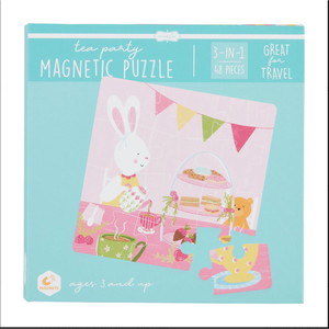 Tea Party Magnetic Puzzle Book
