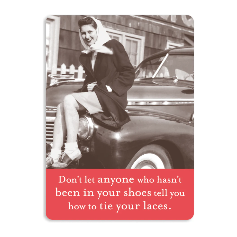 Tie your Laces Magnet