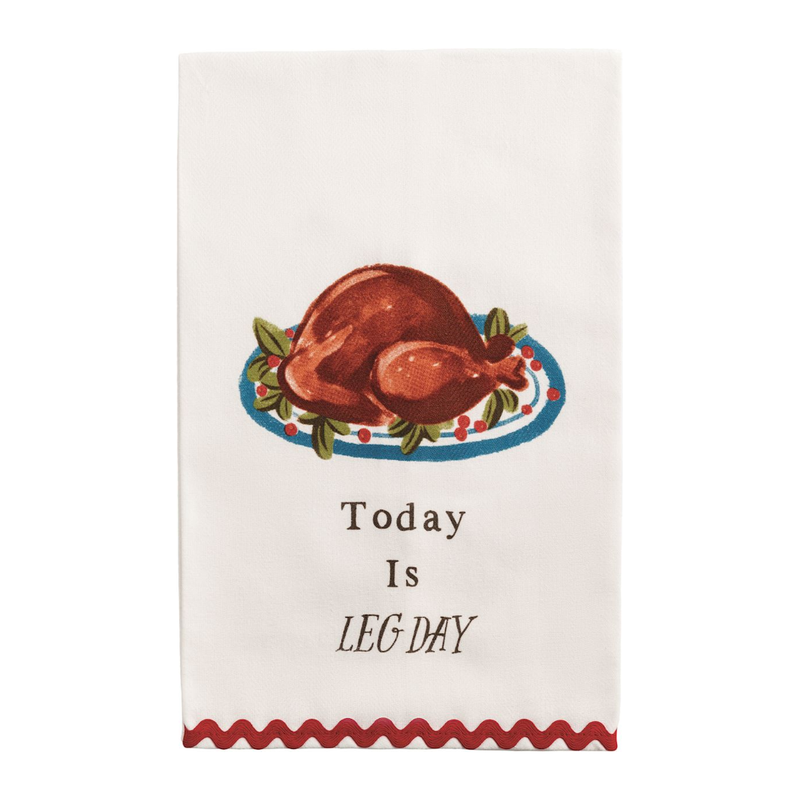 Today is Leg Day Tea Towel
