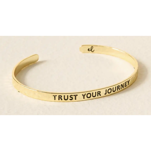 Trust your Journey in Gold