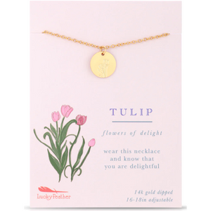 Tulip Botanical Necklace