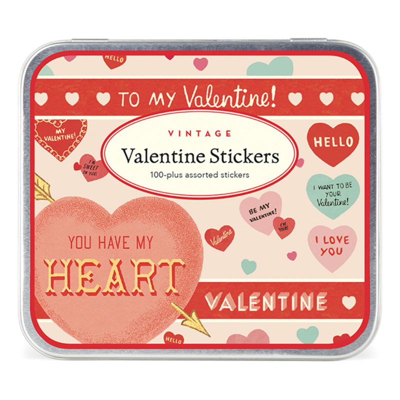 Vintage Valentine Stickers