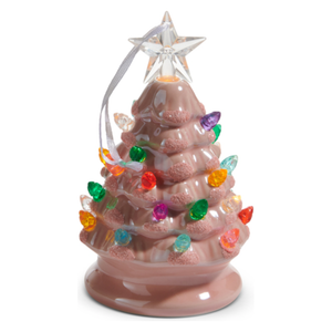 Lighted Pink Vintage Tree Ornament