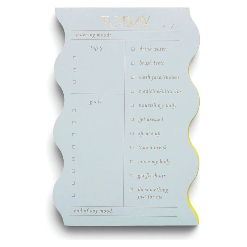 Wavy Daily Notepad-Cloud
