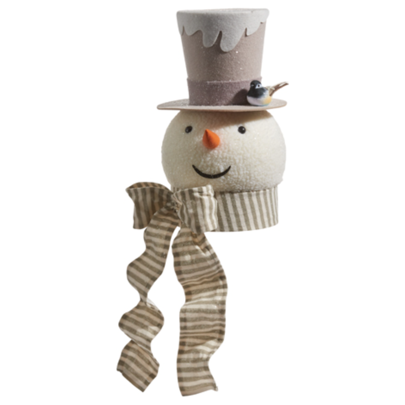 Whimsical Snowman Tree Topper