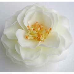 White Empress Petal Soap Flower