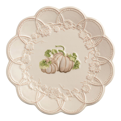 White Pumpkin Salad Plate