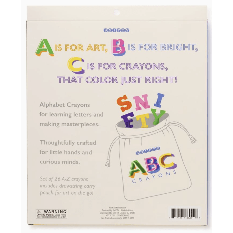 ABC Crayon - White Farmhouse Flowers
