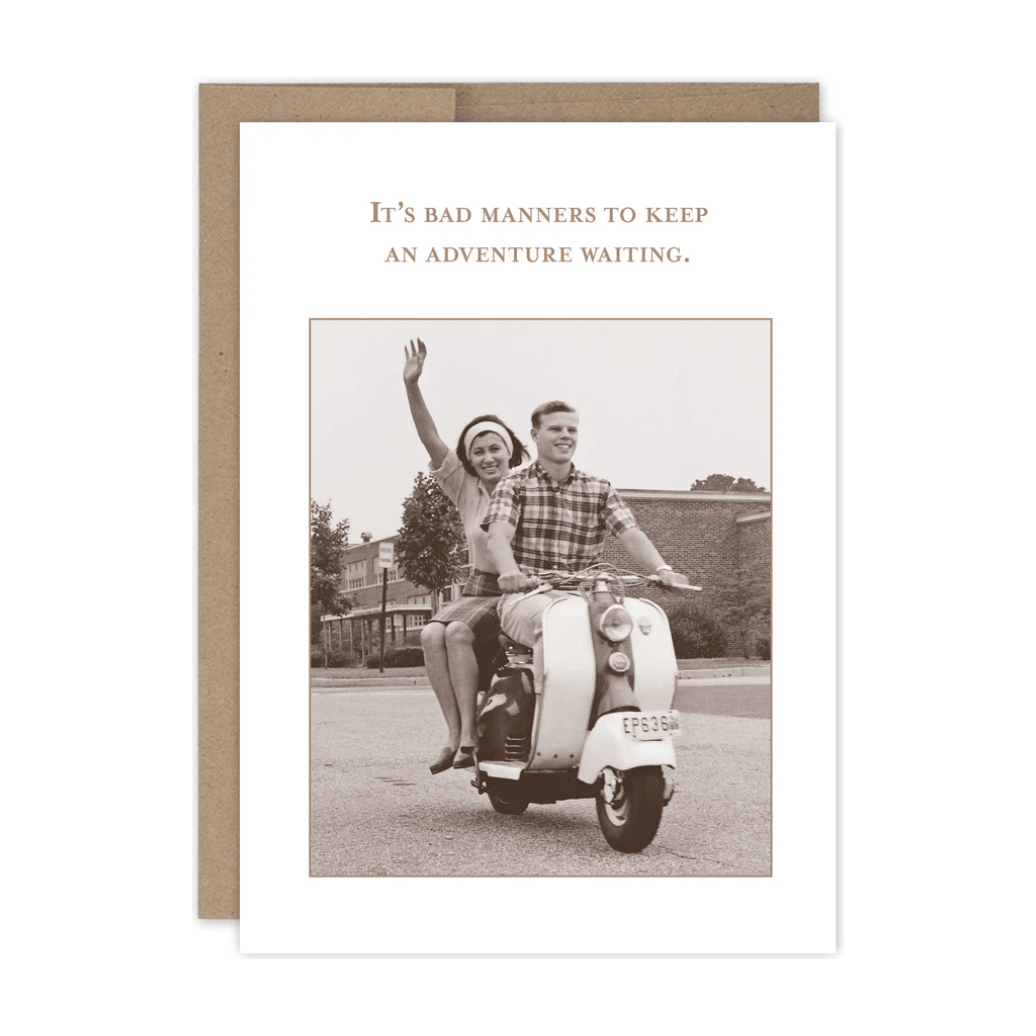 Adventure Waiting Birthday Card SM806 - White Farmhouse Flowers