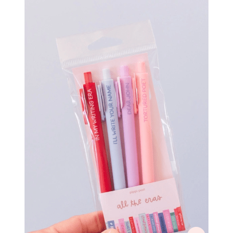 All the Eras Pen Set - White Farmhouse Flowers
