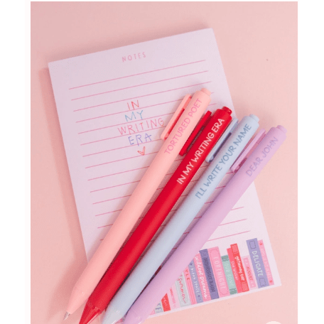 All the Eras Pen Set - White Farmhouse Flowers