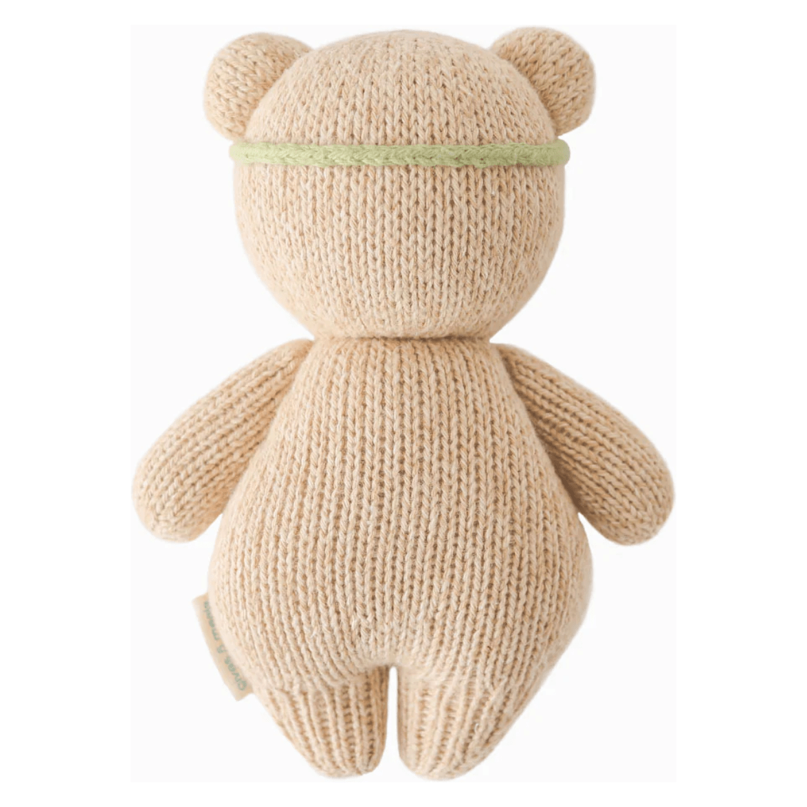 Baby honey bear (ivory floral) - White Farmhouse Flowers