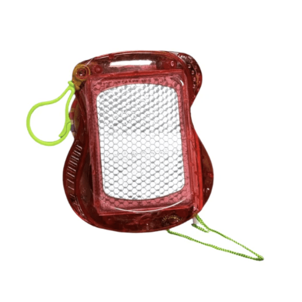 Backpack Doodle Board Keychain - White Farmhouse Flowers