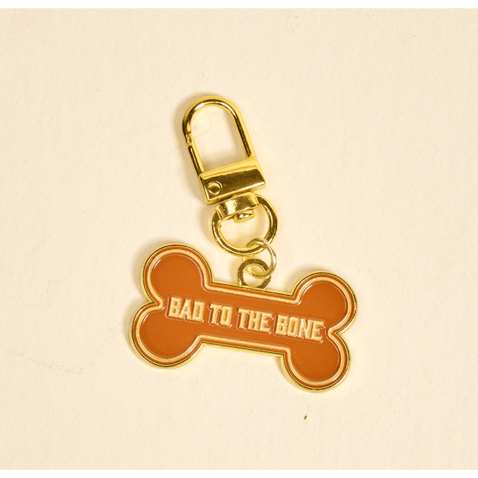 Bad to the Bone Pawfect Collar Charm - White Farmhouse Flowers
