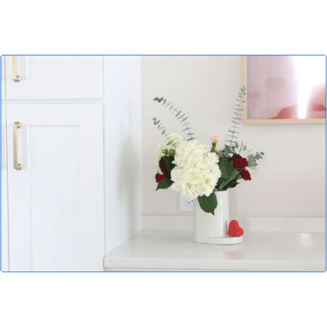 Be Mine Mini - White Farmhouse Flowers
