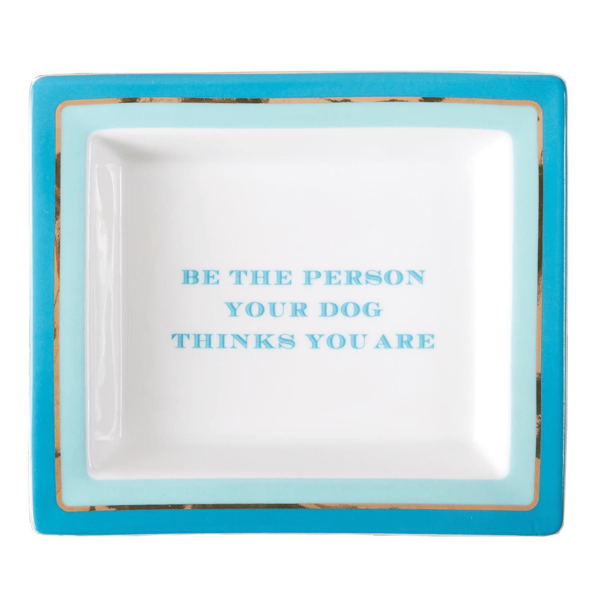Be The Person Your Dog Thinks You Are Tray in Gift Box - White Farmhouse Flowers