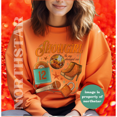 Life of a Showgirl Graphic Sweatshirt Swiftie Merch